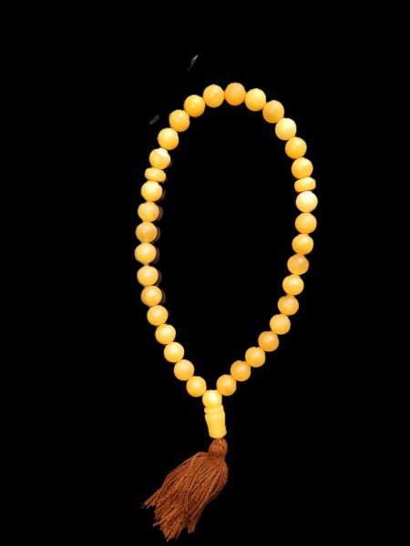 Hand Carved Baltic Amber Jewelry and Muslim Prayer Beads