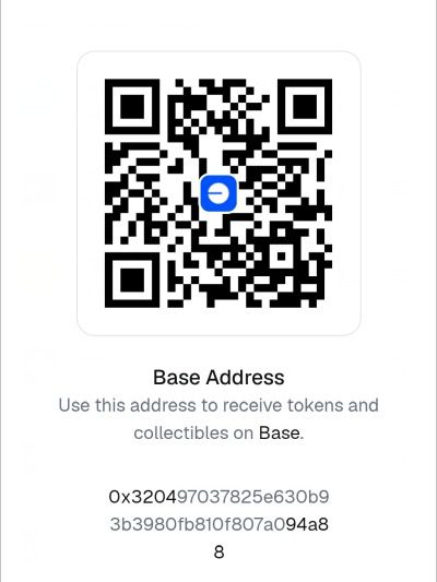 Web3 QR code for Guceron RWA crypto payment using WalletConnect and MetaMask on Base