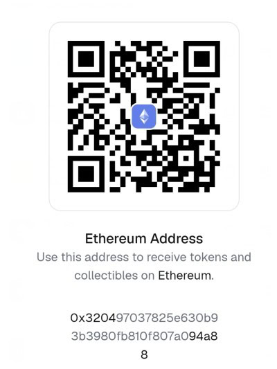 Web3 QR code for Guceron RWA crypto payment using WalletConnect and MetaMask on Ethereum