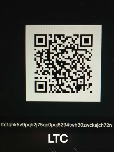 Web3 QR code for Guceron RWA crypto payment using WalletConnect and MetaMask on LTC