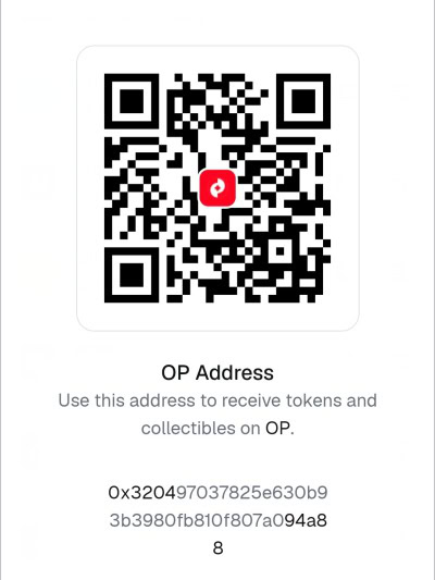 Web3 QR code for Guceron RWA crypto payment using WalletConnect and MetaMask on OP