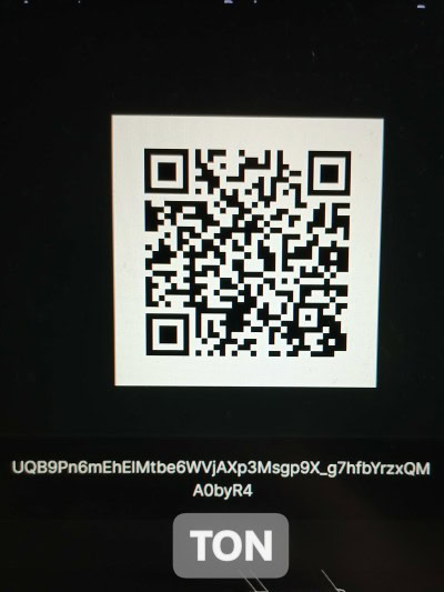 Web3 QR code for Guceron RWA crypto payment using WalletConnect and MetaMask on Ton